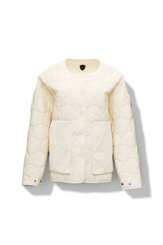 Calida Women's Quilted Jacket in Wheat