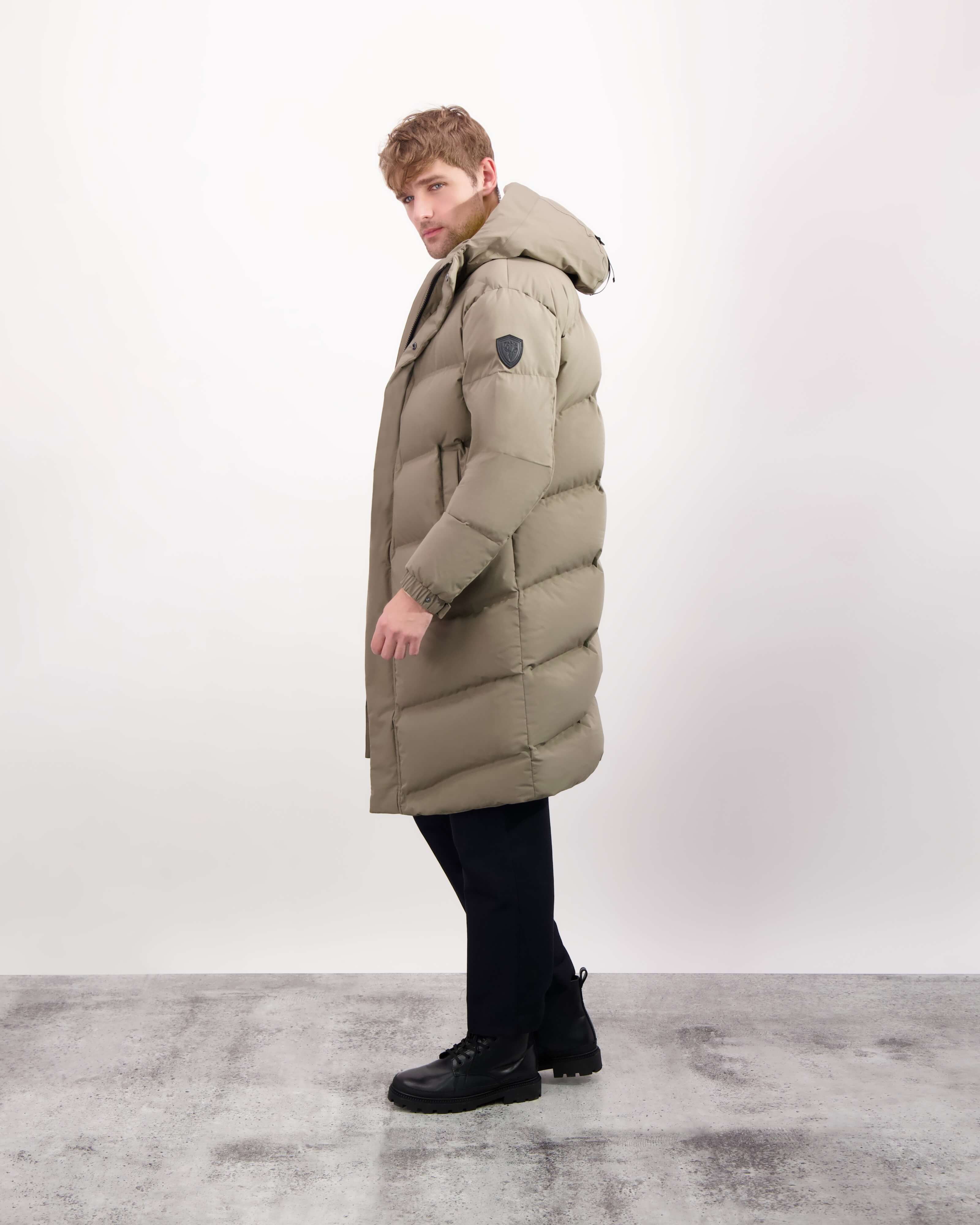 Men long puffer jacket on sale