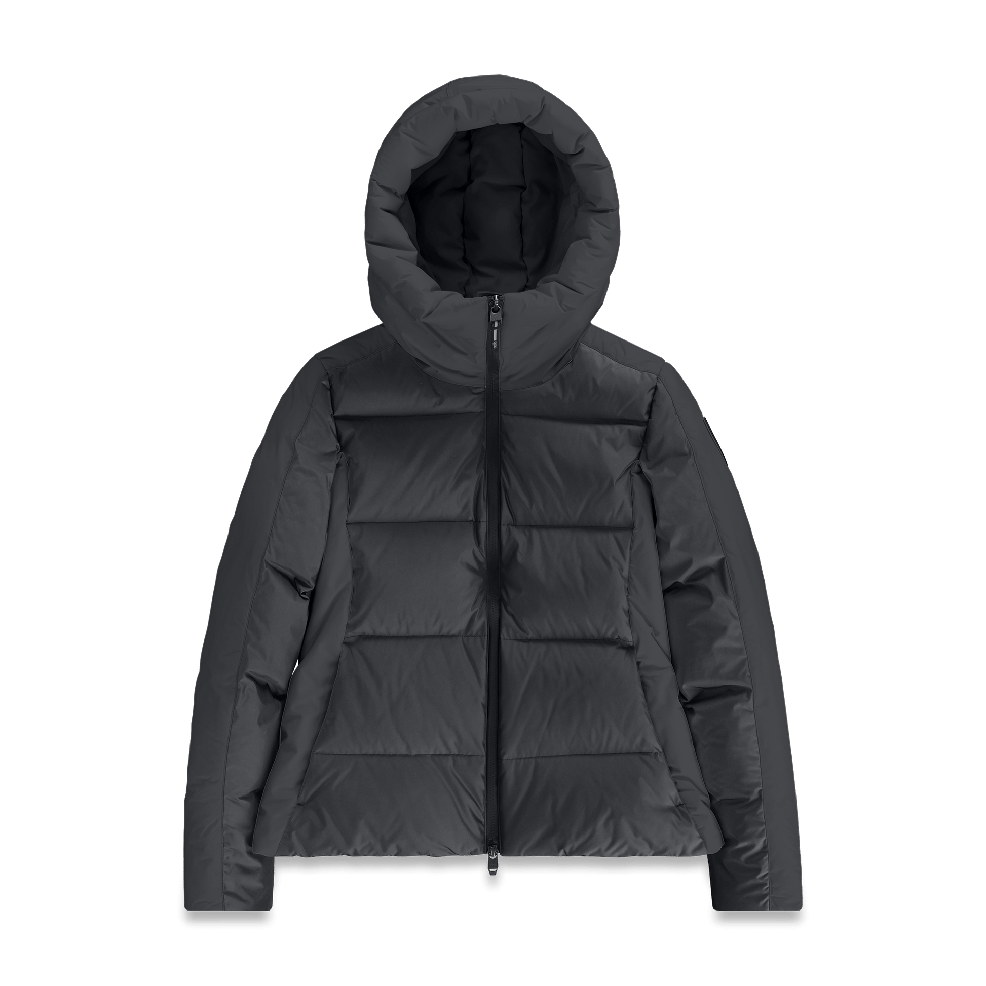 Halle Women's Performance Puffer Jacket in Black