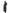 Kid's knee length down coat with fur free hood in Black