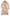 Women's knee length trench coat with removable belt in Fawn