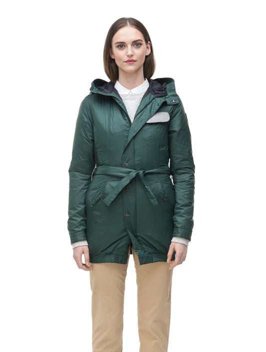 Women's ultralight down jacket in Forest