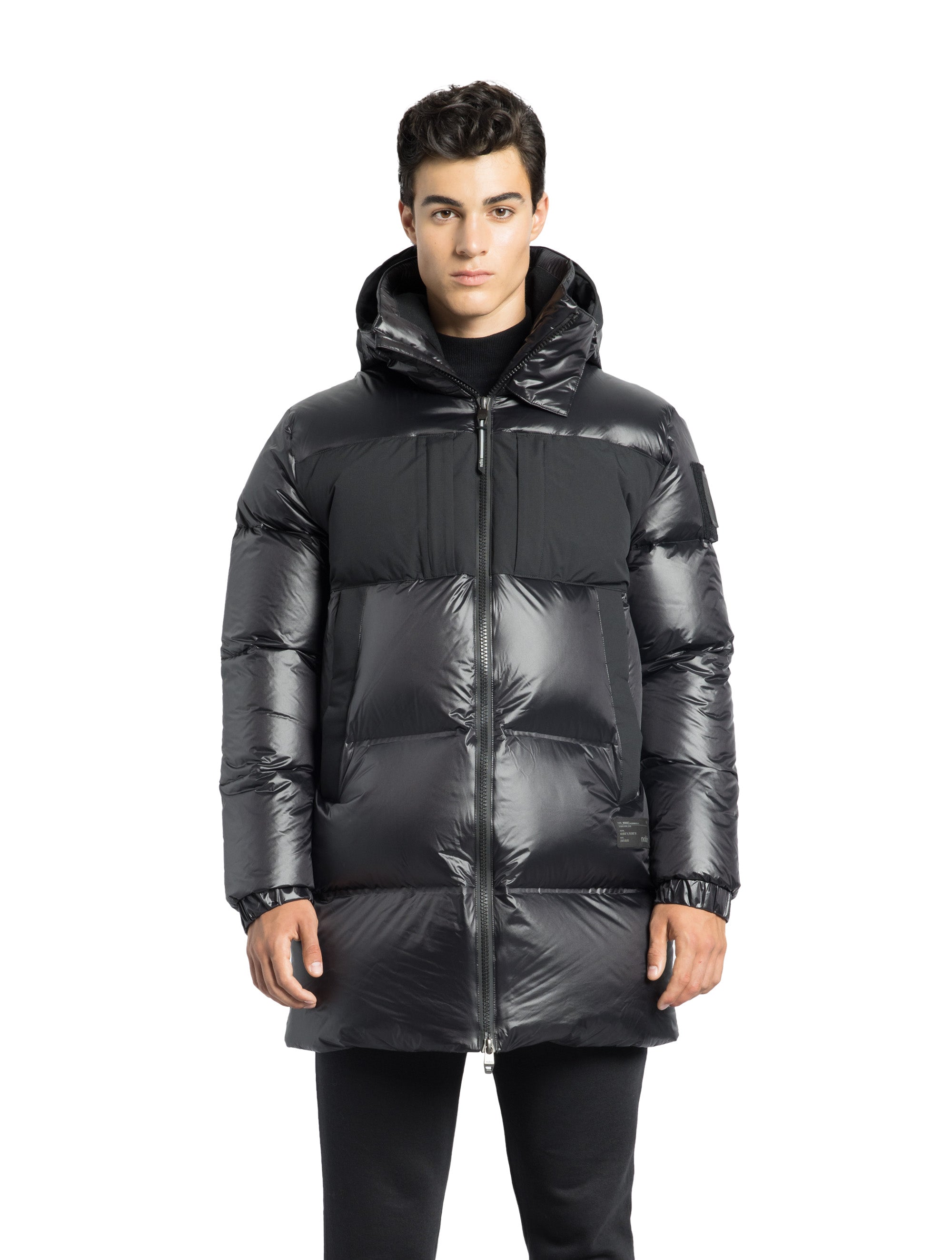 Full length puffer sales jacket mens